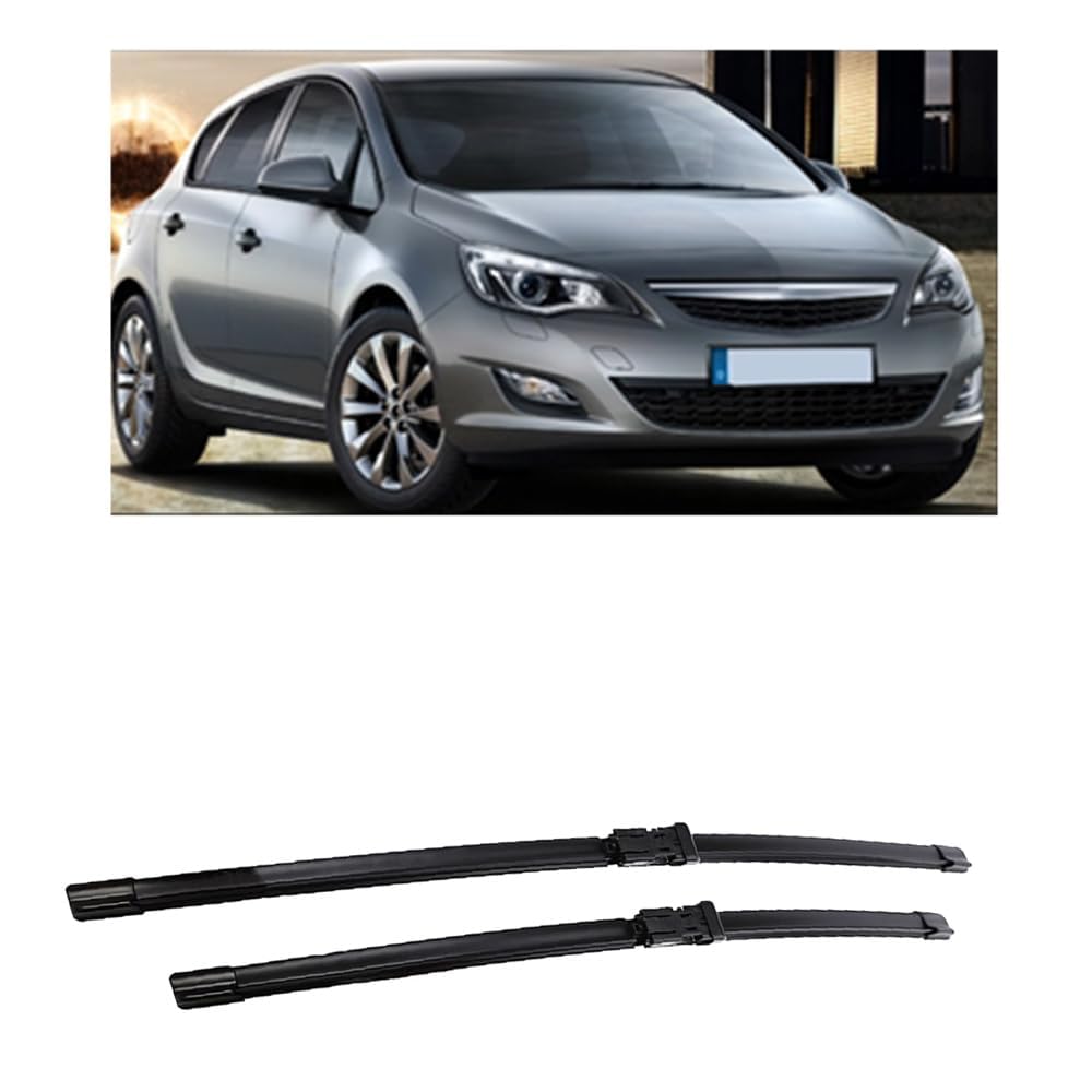 Autowischer für Vauxhall Opel Astra J GTC 2009-2015 27"+25", Auto Windschutzscheibe Frontscheibenwischer Scheibenwische Teile Reinigungsstreifen Zubehör von LJWAN