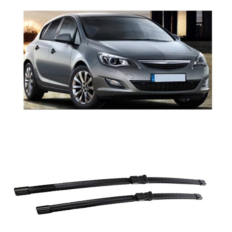 Autowischer für Vauxhall Opel Astra J GTC 2009-2015 27"+25", Auto Windschutzscheibe Frontscheibenwischer Scheibenwische Teile Reinigungsstreifen Zubehör von LJWAN