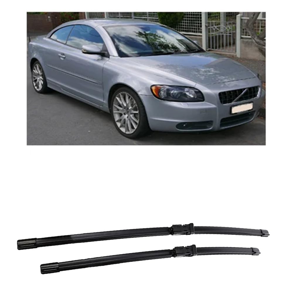 Autowischer für Volvo C70 2007-2013 26''+20", Auto Windschutzscheibe Frontscheibenwischer Scheibenwische Teile Reinigungsstreifen Zubehör von LJWAN