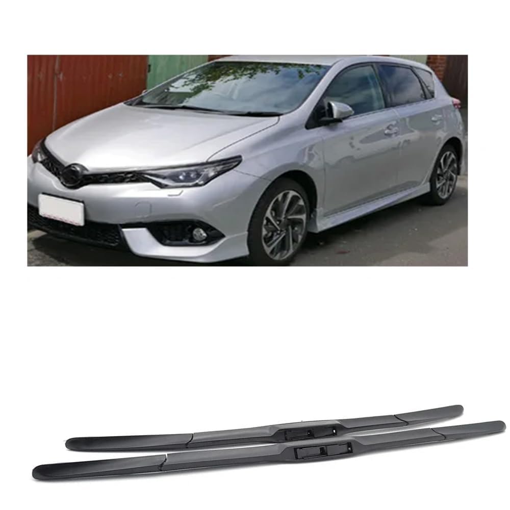 Frontscheibenwischer für Toyota Auris E180 2012-2018 26"+14", Wischerblätter Satz Leise Kratzerfrei Hochwertige Gummilippen Scheibenreiniger Auto Zubehör von LJWAN
