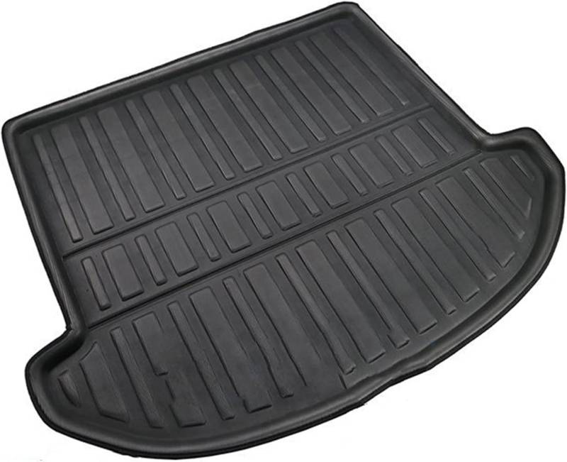 Kofferraum Schutzmatte für Hyundai Santafe 7 Seat 2013 2014 2015 2016 2017 2018, Kofferraummatte Schutzmatte Auto Zubehör Antirutschmatte Kantenschutz TPE Gummi von LJWAN