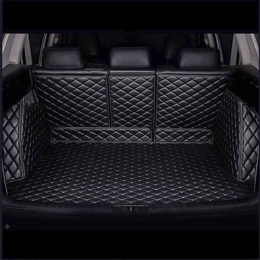 Auto Leder Kofferraummatten | rutschfeste Schutzmatte | Wasserdichter Kofferraumschutz |Auto Teppich Zubehör, für Lexus RX 2016-2020, B Black von LJZYL