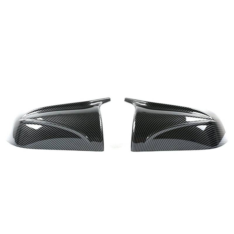 LKGKBVMDVC 2 Stücke Fit for Tesla Modell 3 Auto Rückspiegel Abdeckung Ersatz ABS Kohlefaser/Glänzend Schwarz 2017 2018 2019 2020 2021 Rückspiegel(Carbon Fiber Color) von LKGKBVMDVC