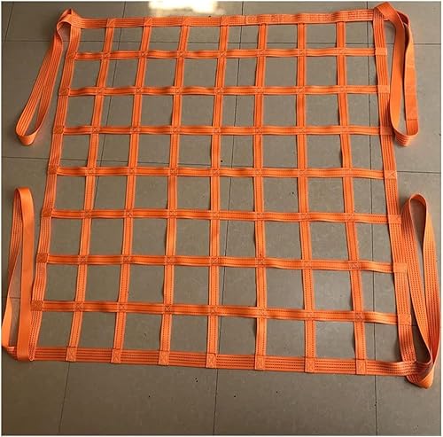 Cargo NetsCargo Nets Cargo Lifting Cargo Net Durable Lifting Net Straps Flat Nylon Hoisting Net Loading and Entladen Heavy Objects(1.5 X 1.5M/Mesh 10cm/Load 300kg) von LKIIJMMJNJH