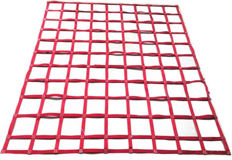 Cargo NetsCargo Nets Cargo Lifting Nets, Flat Polyester Sling Hebenetz LKW Container Net, Marine Hebenetz Reißfestigkeit (1,5 x 1,5 m/Mesh 15 cm/Belastung 500 kg) von LKIIJMMJNJH