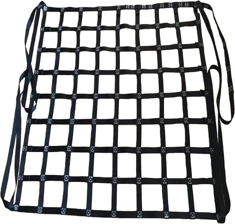 Cargo NetsCargo Nets Hanging Brick Net Bag, Lifting Cargo Net,Garden Climbing Net (1 X 1M/Mesh 10cm/Load 350KG) von LKIIJMMJNJH