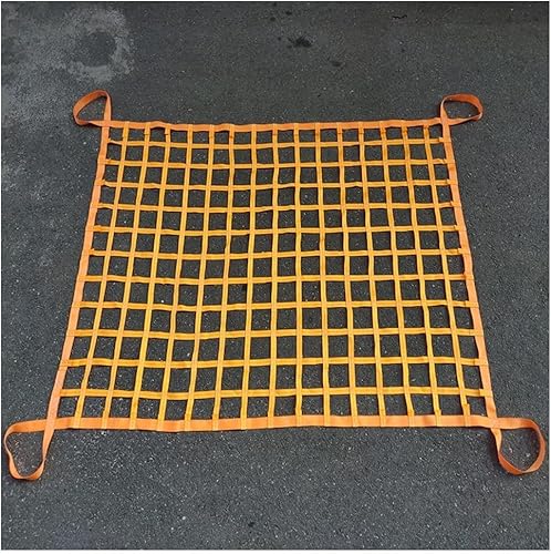 Cargo NetsCargo Nets Polyester Lifting Netze Cargo Lifting Netze Hanging Lifting Cargo Net Lift Net for Industrial Be- und Entladen Werkzeuge (4 x 4 m/Mesh 15 cm/Belastung 2,5 t) von LKIIJMMJNJH