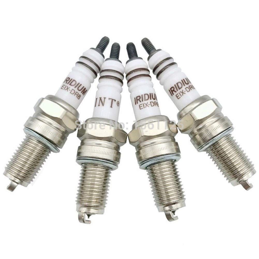 Zündkerzen 10PCS / LOT IRIDIUM MOTORRADES Zündkerze EIX-DR8 for DPR8EIX-9-9 DPR8EA DR8EIX DR8EA DR8EGP IX24 IX24B X24ESRZ-U X24ESZU9 R6G A6G Autoteile von LKIWSDS