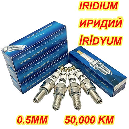 Zündkerzen 4ST Iridium Motorrad Zündkerze EIX-CR9 for CR9EK CR8EK CR9EIX CR9EVX CR9E CR9EIA-9 CR9EB CR9E PMR9B U27ESR-N IU27 IU24 Autoteile von LKIWSDS