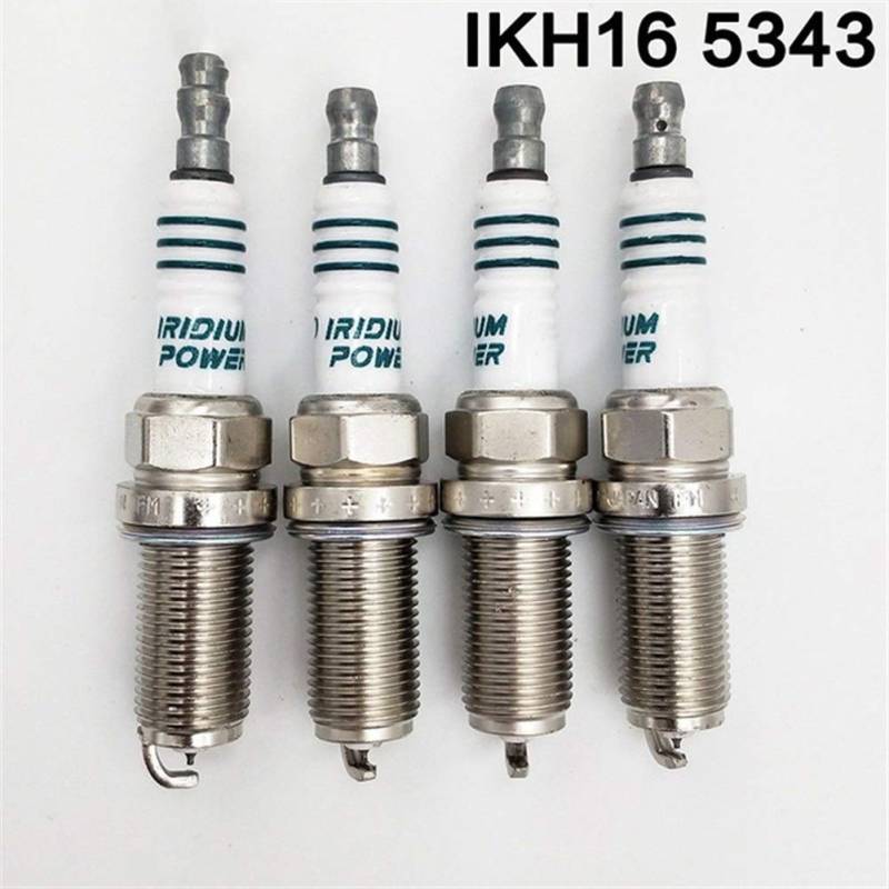 Zündkerzen 4pcs / lot IK20 5304 IK16 5303 IKH16 5343 IKH20 5344 IK22 5310 Iridium Power Kerze Zündkerzen Kompatibel mit Toyota Kompatibel mit Nissan Kompatibel mit Autoteile(IKH16 5343) von LKIWSDS