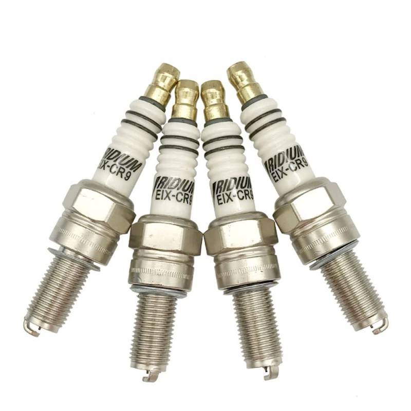 Zündkerzen 4pcs Iridium Motorradzündkerze EIX-CR9 for CR9EK CR8EK CR9EIX CR9EVX CR9E CR9EIA-9 CR9EB PMR9B U27ESR-N IU27 IU24 Autoteile von LKIWSDS