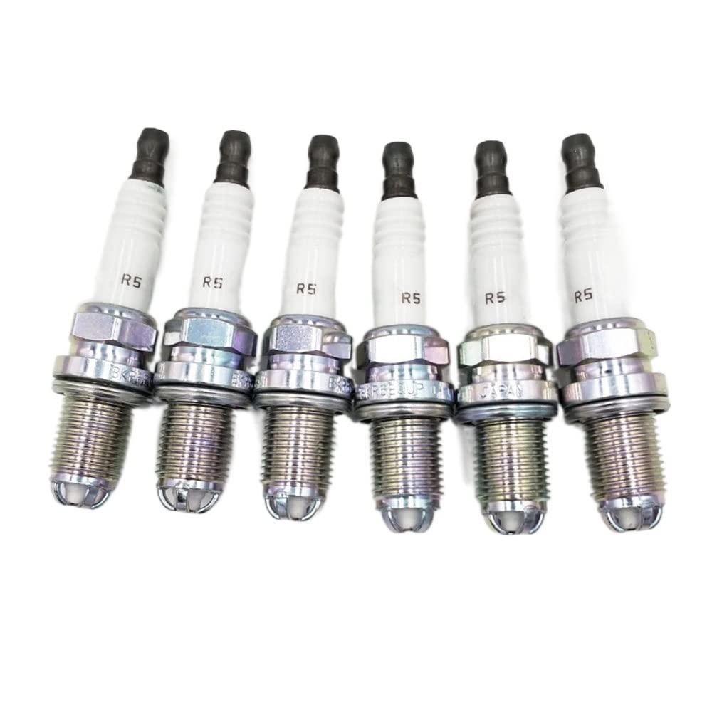 Zündkerzen 6PCS 12120037607 Autoplatin -Zündkerze for Auto -Platin -Zündkerze for BMW E39 E46 M54 M62 E38 E65 E34 E36 E46 E52 E66 E67 Z3 320 528 Bkr6equp 3199 Autoteile von LKIWSDS