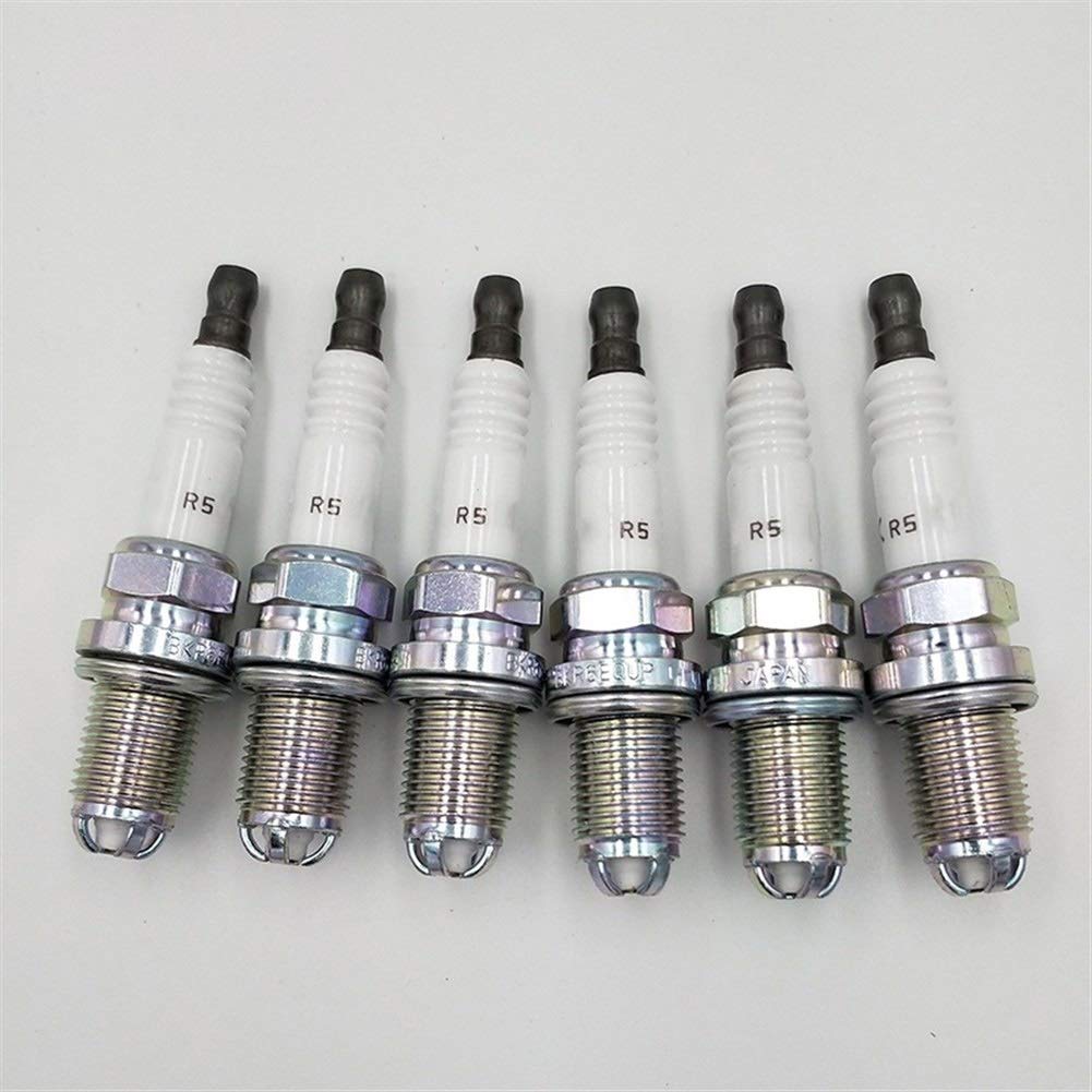 Zündkerzen 6pcs / lot Spark Plug gepasst for BMW M54 M62 E38 E65 E34 E36 E39 E46 Z3 320 528 12120037607 BKR6EQUP Autoteile von LKIWSDS