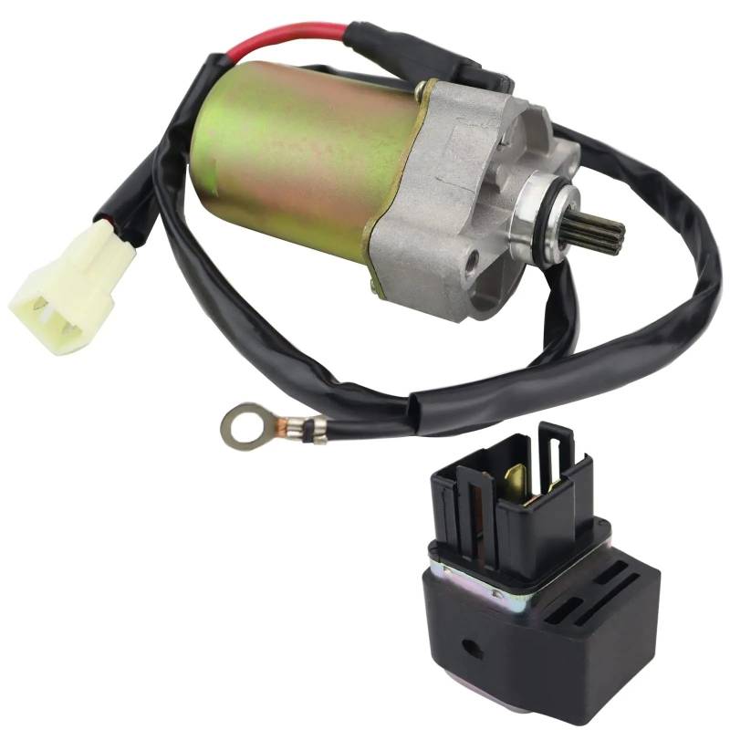 Anlasser Starter Motor & Relais Für Polaris Für Sportsman 90 Für Sportsman 110 Outlaw 90 Outlaw 110 2007-2015 2016 2017 2018 2019 2020 2021 2022 2023 Starter von LKRGBXA