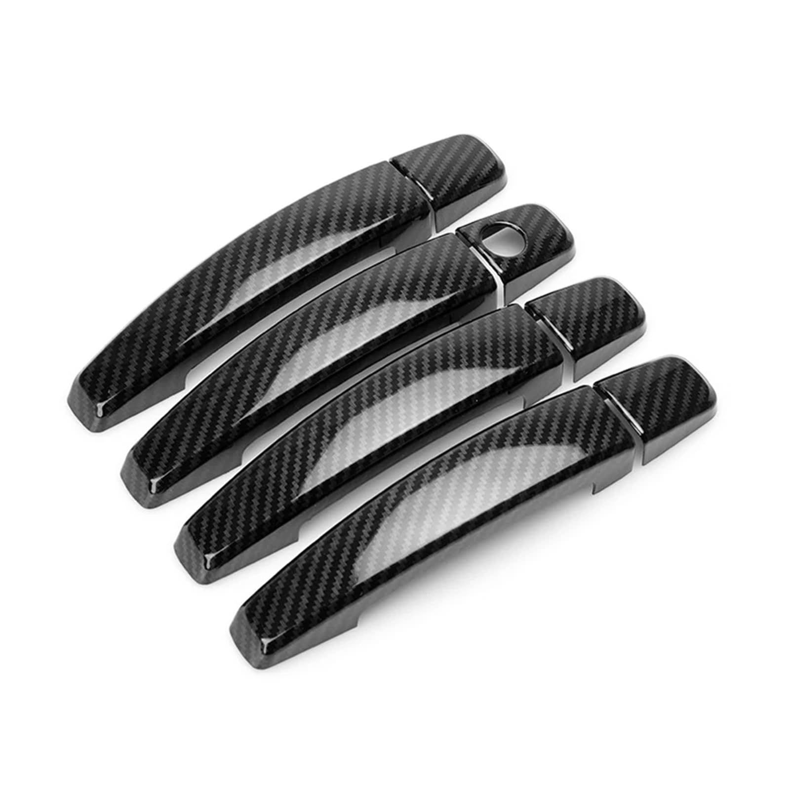 Auto Äußerer Türgriff Für Chevrolet Für Cruze Für Captiva Für Camaro Für Malibu Für Spark Auto Außentür Griff Schüssel Carbon Fiber Texture Abdeckung Autotürgriff(Door-Handle) von LKRGBXA