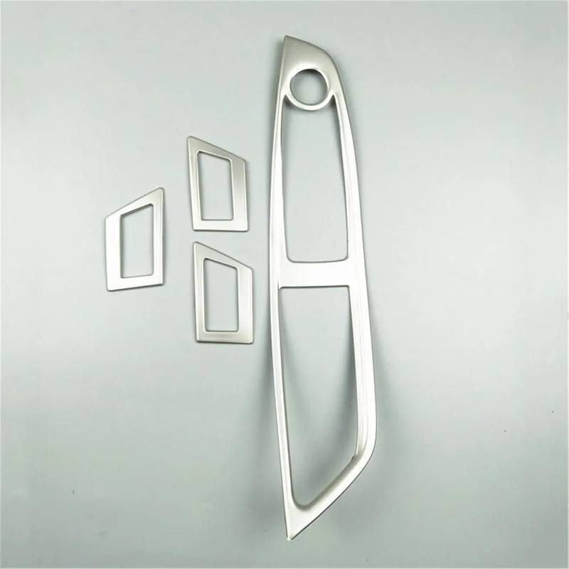 Automobilinnenraum Für 5 Serie Für F10 2011 2012 2013 2014 2015 2016 2017 LHD Innenaufkleber Autozubehör Tür Armlehne Panel Fenster Glas Tasten Rahmenabdeckung Trim Innenverkleidung Mittelkonsole(Door von LKRGBXA