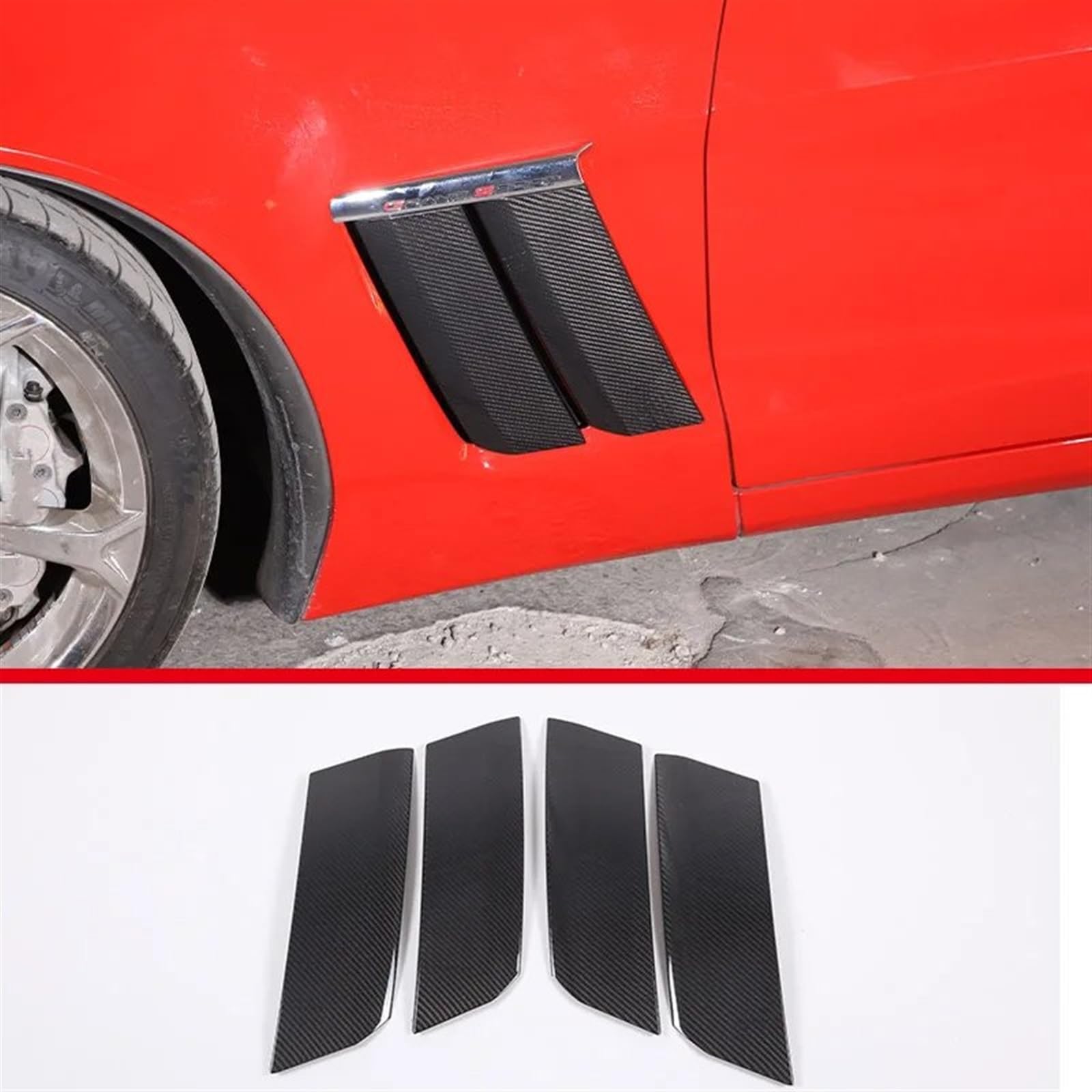 Automobilinnenraum Für Chevrolet Für Corvette Für C6 2005 2006 2007 2008 2009 2010 2011 2012 2013 Auto Mittelkonsole Getriebe Panel Dekorative Abdeckung Innenzubehör Innenverkleidung Mittelkonsole(Sty von LKRGBXA