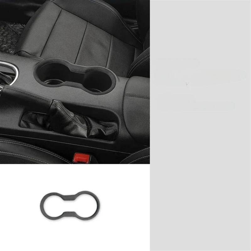 Automobilinnenraum Für Ford Für Mustang 2015 2016 2017 2018 2019 2020-2023 Auto Mittelkonsole Armlehne Box Deckel Panel Schaltknauf Abdeckung Lenkrad Trim Aufkleber Innenverkleidung Mittelkonsole(Wate von LKRGBXA