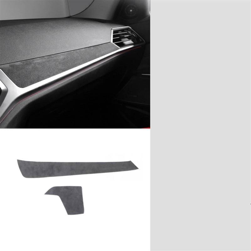 Automobilinnenraum Für G20 Für G28 Für G23 Für Serie 3 4 2020 Center Konsole Schaltknauf Panel Abdeckung Trim Set Aufkleber Auto Innen Zubehör Innenverkleidung Mittelkonsole(Dashboard LHD) von LKRGBXA