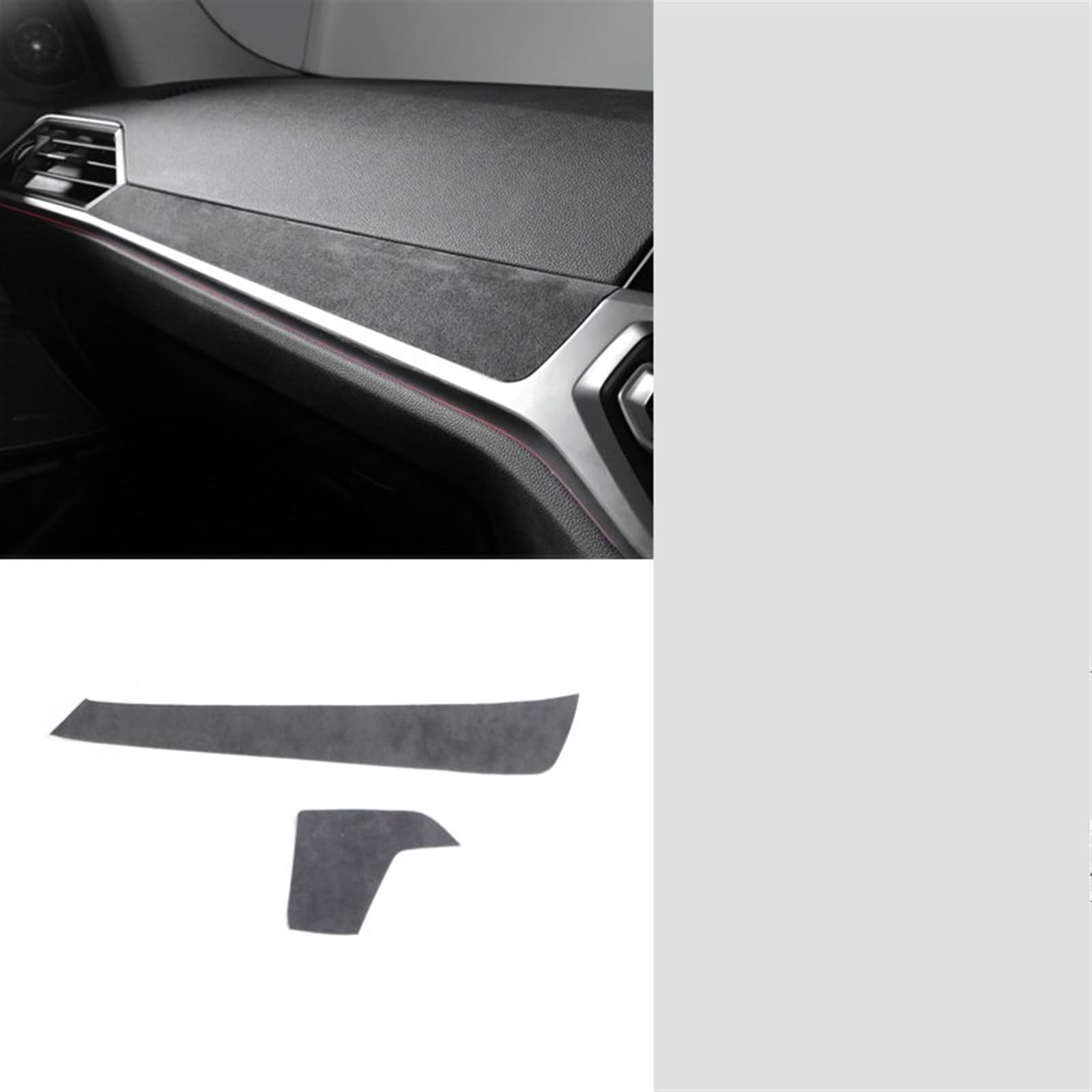 Automobilinnenraum Für G20 Für G28 Für G23 Für Serie 3 4 2020 Center Konsole Schaltknauf Panel Abdeckung Trim Set Aufkleber Auto Innen Zubehör Innenverkleidung Mittelkonsole(Dashboard RHD) von LKRGBXA