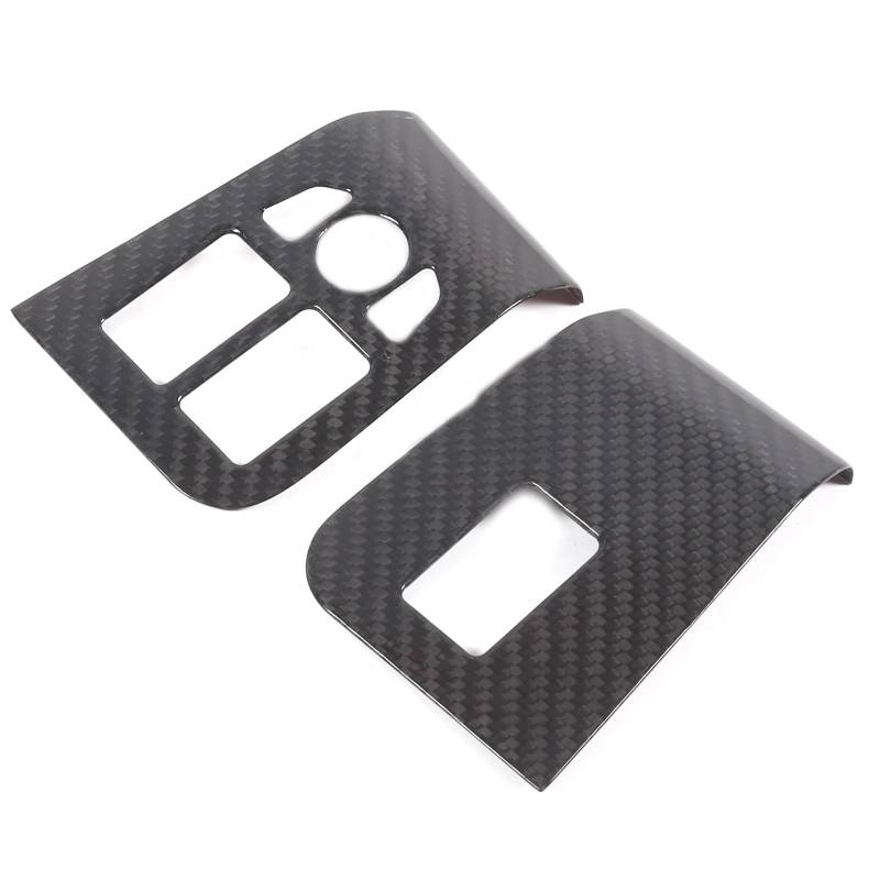 Automobilinnenraum Für Jaguar Für F-TYPE 2013 2014 2015 2016 2017 2018 2019 2020-2022 Carbon Faser Glas Lift Schalter Panel Rahmen Abdeckung Trim Aufkleber Auto Zubehör Innenverkleidung Mittelkonsole( von LKRGBXA