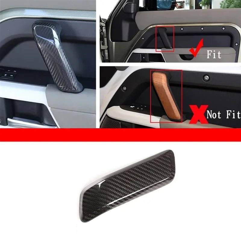 Automobilinnenraum Für Land Für Rover Für Defender 90 110 2020 2021 2022 Konsole Air Outlet Dekorative Rahmen Aufkleber Auto Zubehör Real Carbon Fiber Kit Innenverkleidung Mittelkonsole(7) von LKRGBXA