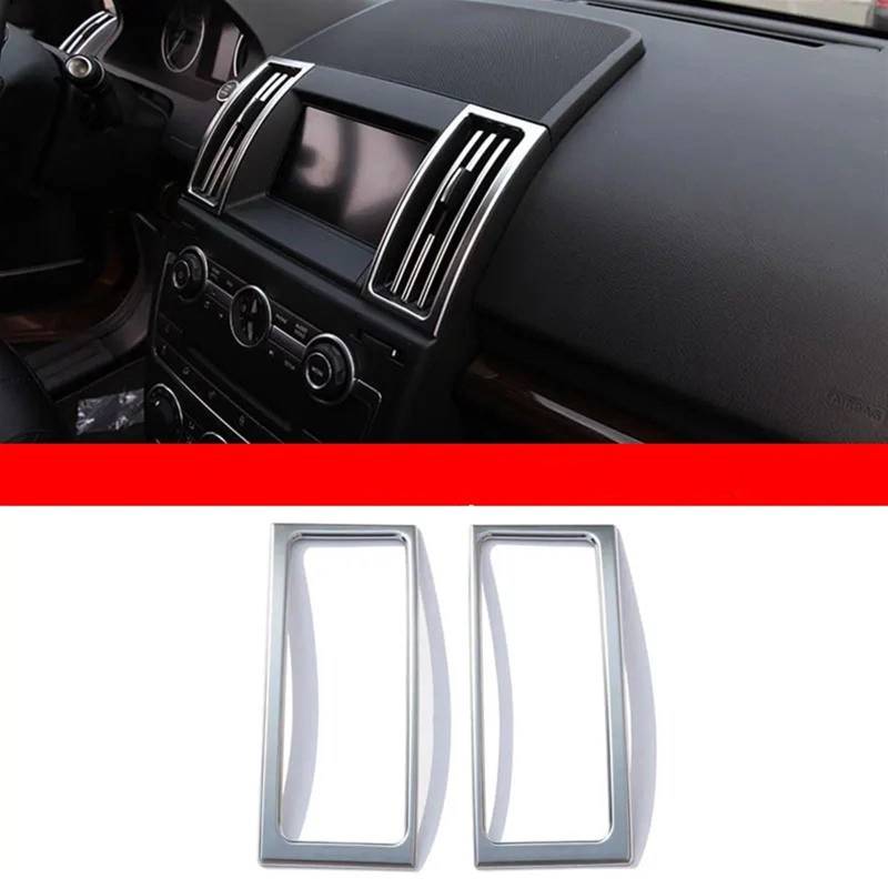 Automobilinnenraum Für Land Für Rover Für Freelander 2 2007 2008 2009 2010 2011-2015 ABS Auto Innen Zubehör Auto Lenkrad AC Vent Outlet Knopf Türgriff Abdeckung Trim Innenverkleidung Mittelkonsole(1) von LKRGBXA