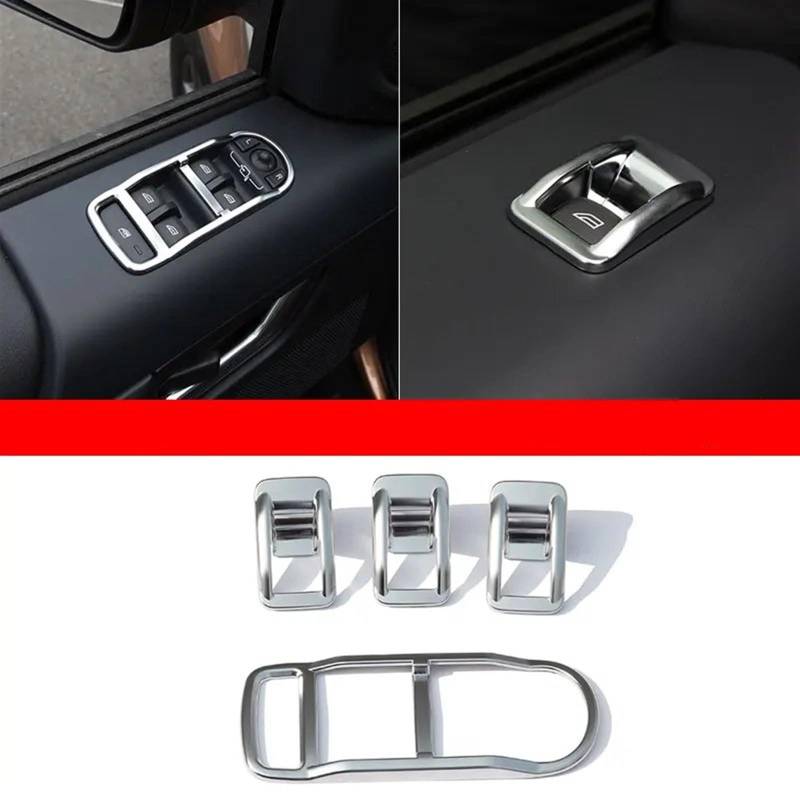 Automobilinnenraum Für Land Für Rover Für Freelander 2 2007 2008 2009 2010 2011-2015 ABS Auto Innen Zubehör Auto Lenkrad AC Vent Outlet Knopf Türgriff Abdeckung Trim Innenverkleidung Mittelkonsole(2) von LKRGBXA