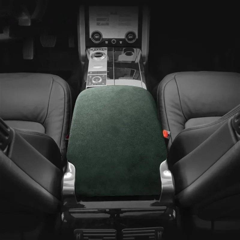 Automobilinnenraum Für Land Für Rover Für Range Für Rover 2022 Auto Zubehör Innenräume Center Console Armlehne Box Schutzhülle Aufkleber Trim Innenverkleidung Mittelkonsole(Green) von LKRGBXA