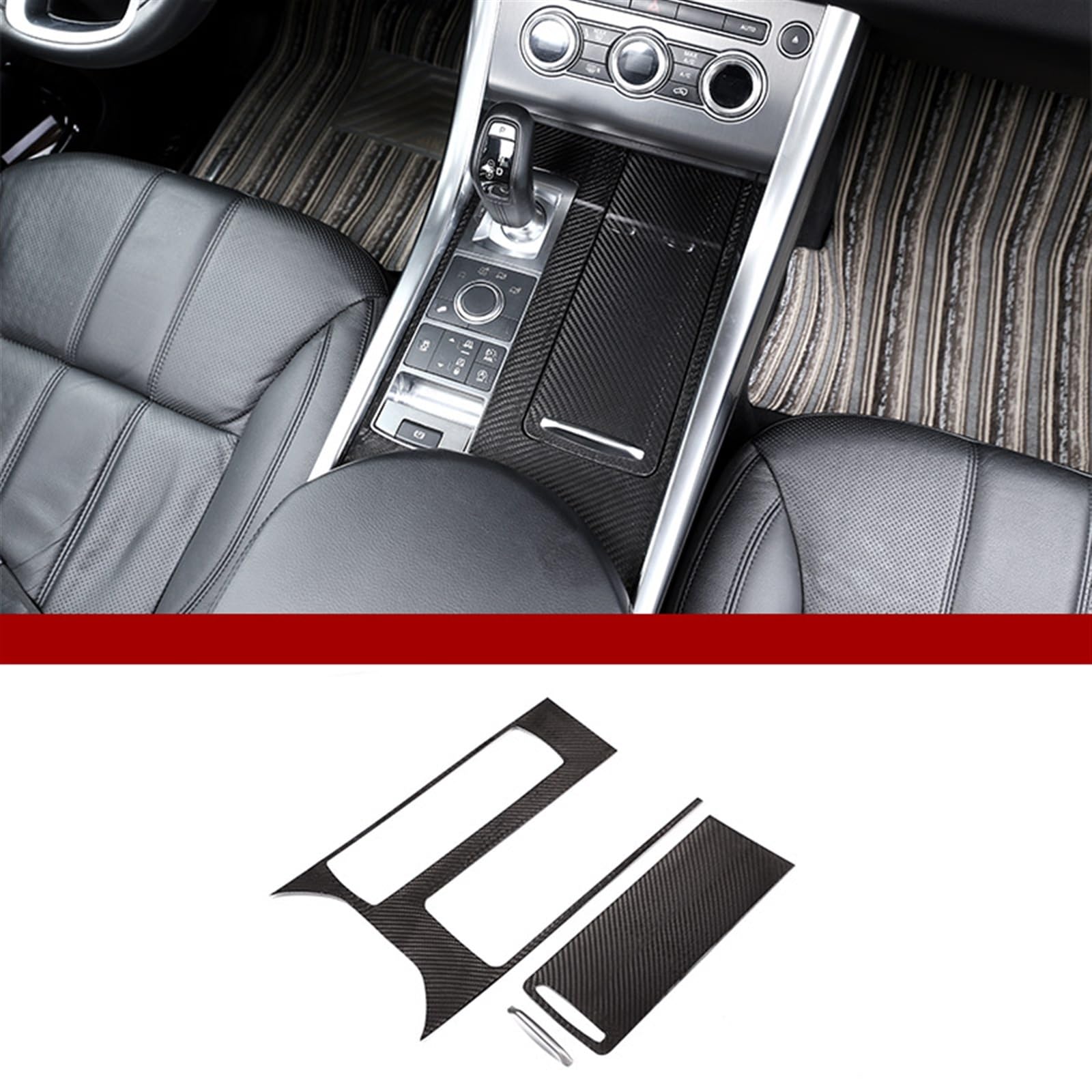 Automobilinnenraum Für Land Für Rover Für Range Für Rover Für Sport 2014 2015 2016 2017 Auto Center Konsole Panel Abdeckung Trim Auto Innen Zubehör Innenverkleidung Mittelkonsole(Style 1) von LKRGBXA