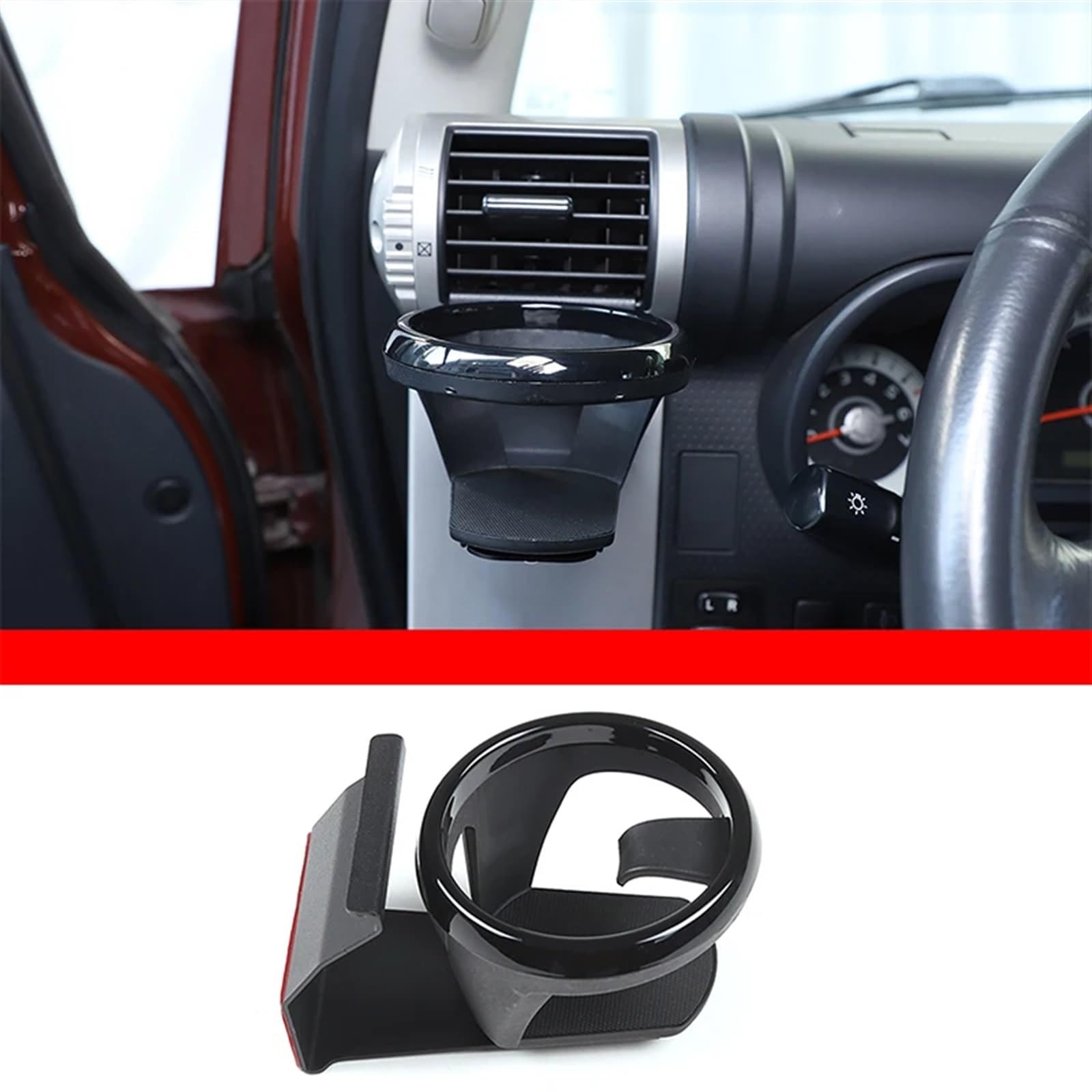 Automobilinnenraum Für Toyota Für FJ Für Cruiser 2007 2008 2009 2010 2011 2012-2021 Auto Mittelkonsole Seite Klimaanlage Outlet Unter Wasser Tasse Halterung Zubehör Innenverkleidung Mittelkonsole(B) von LKRGBXA