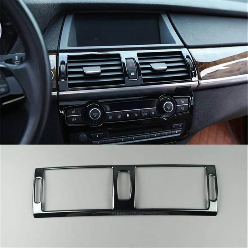 Automobilinnenraum Für X5 Für E70 Für X6 Für E71 2009-2014 Innentür Armlehne Streifen Air Vent Aufkleber Auto Styling Konsole Schalthebel Rahmen Panel Abdeckung Trim Innenverkleidung Mittelkonsole(Con von LKRGBXA