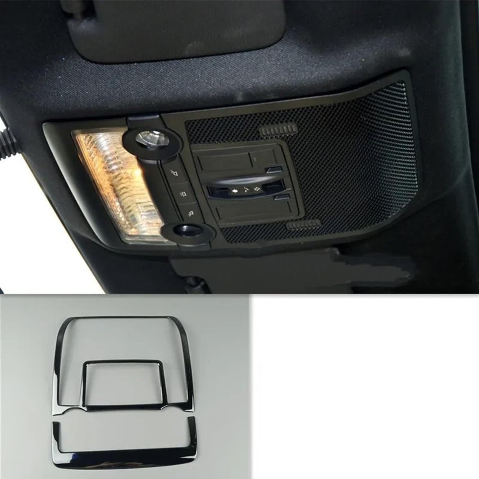 Automobilinnenraum Für X5 Für E70 Für X6 Für E71 2009-2014 Innentür Armlehne Streifen Air Vent Aufkleber Auto Styling Konsole Schalthebel Rahmen Panel Abdeckung Trim Innenverkleidung Mittelkonsole(Rea von LKRGBXA