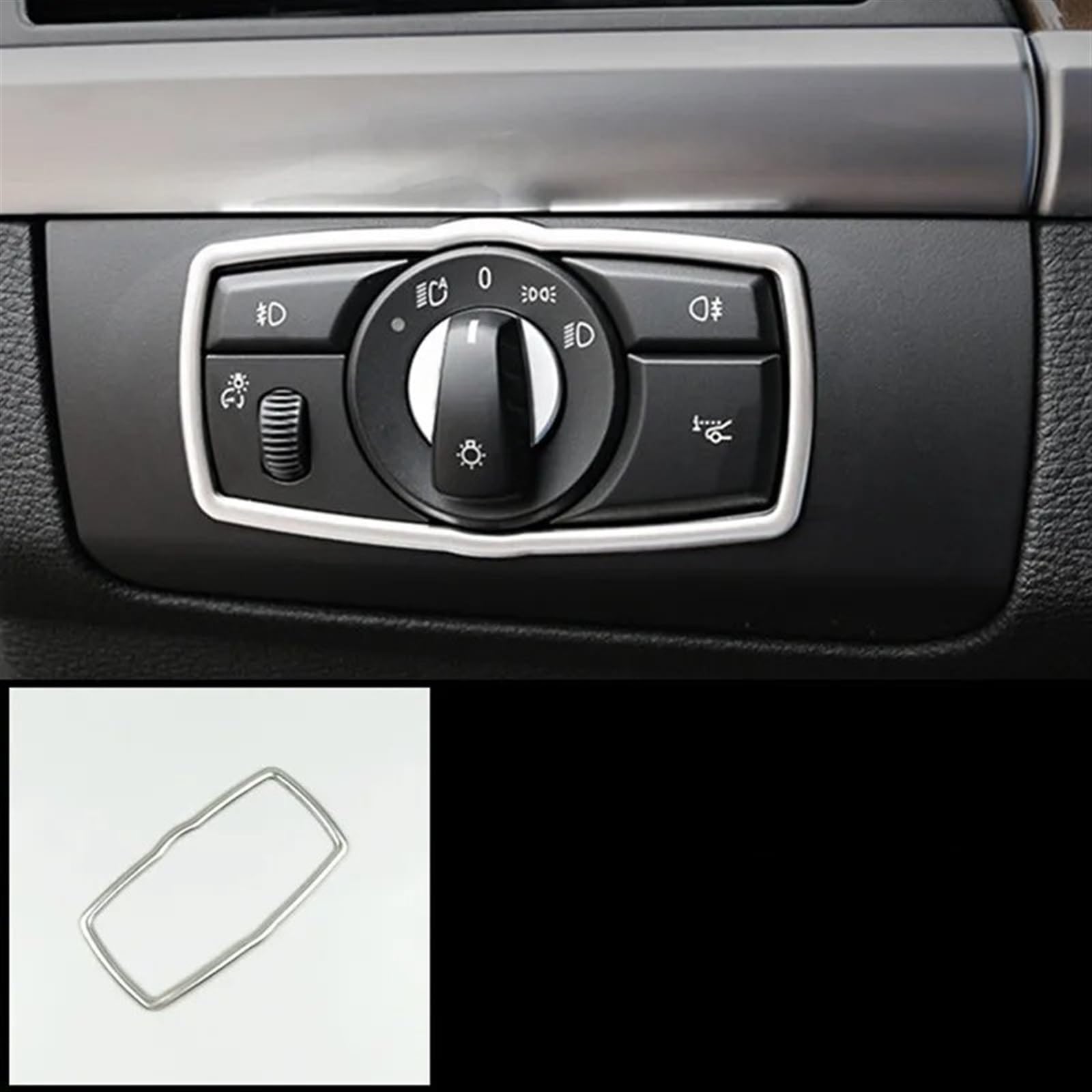 Automobilinnenraum Für X5 Für X6 Für E70 Für E71 2008-2014 Konsole Navigation Air Outlet Rahmen Dekor Streifen Auto Zentrale Armlehne Schalthebel Panel Abdeckung Trim Innenverkleidung Mittelkonsole(He von LKRGBXA