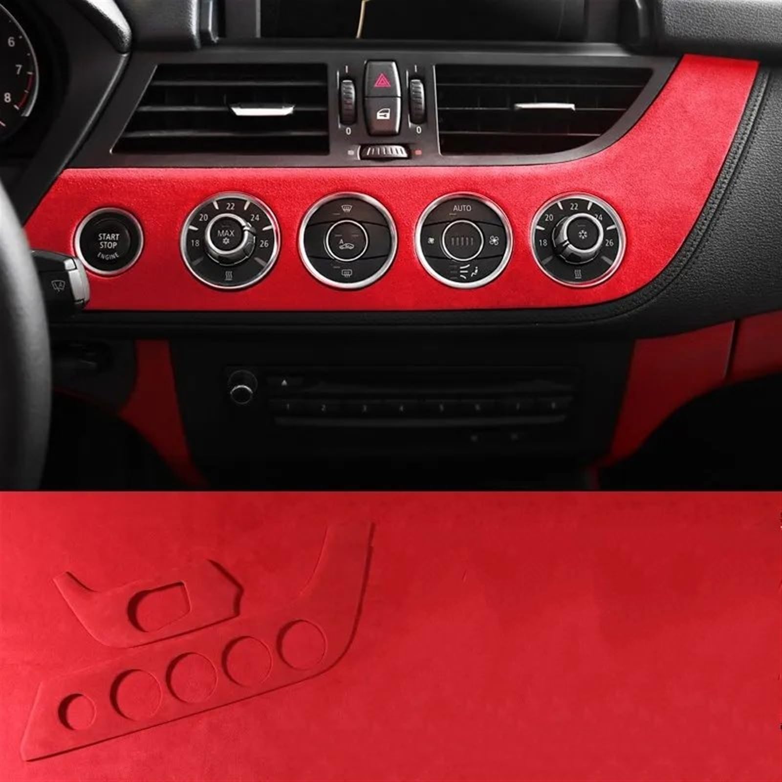 Automobilinnenraum Für Z4 Für E89 2009 2010 2011 2012 2013-2016 Hergestellt Aus Mittelkonsole Dashboard Panel Trim Abdeckung Dekoration Aufkleber Auto Innen Zubehör Innenverkleidung Mittelkonsole(D LH von LKRGBXA