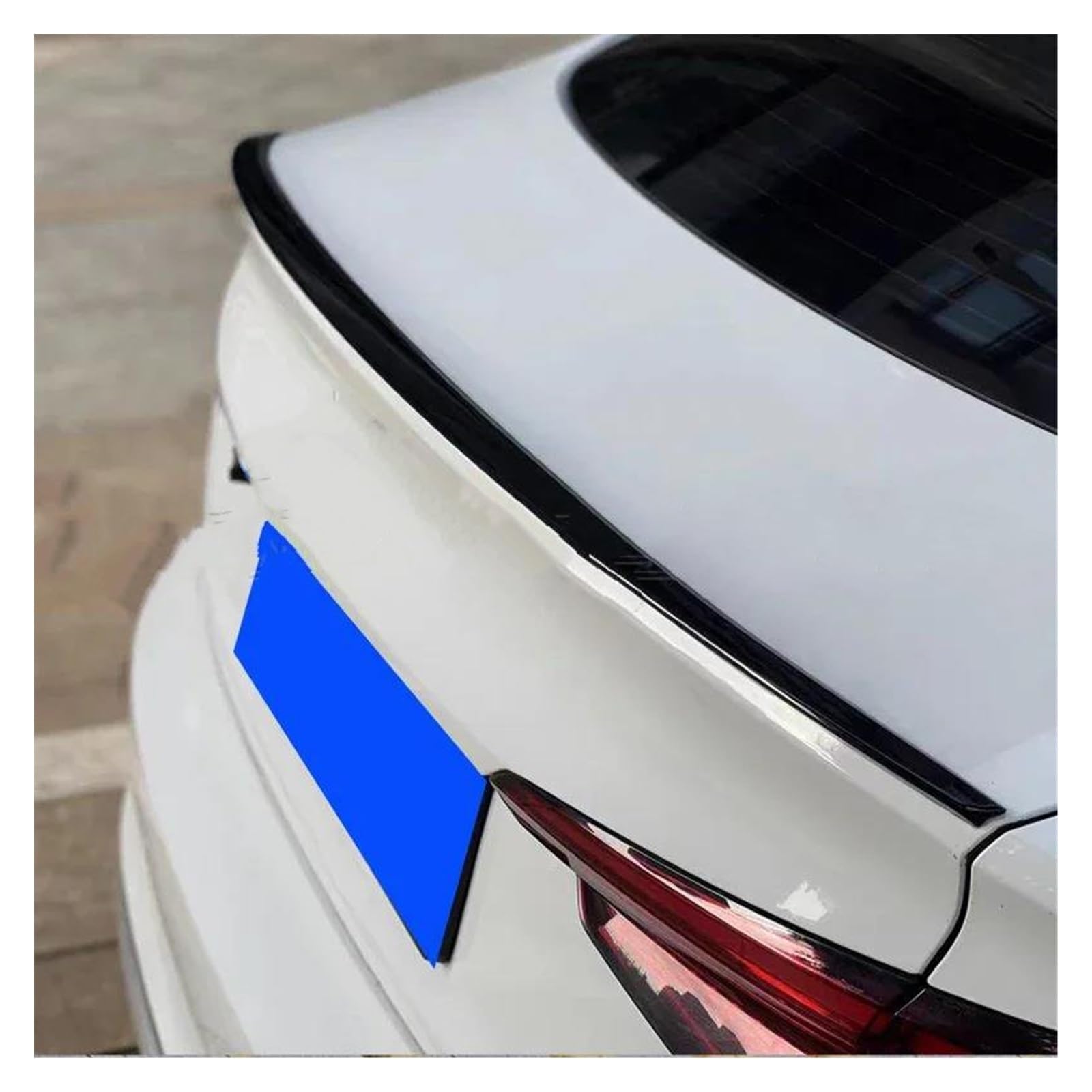 Car Spoiler Wing Auto Hinten Stamm Spoilerig ABS Material Primer Farbe Auto Schwanz Flügel Dekoration Für A5 2017 2018 2019 2020 Rear Spoiler Flaps von LKRGBXA