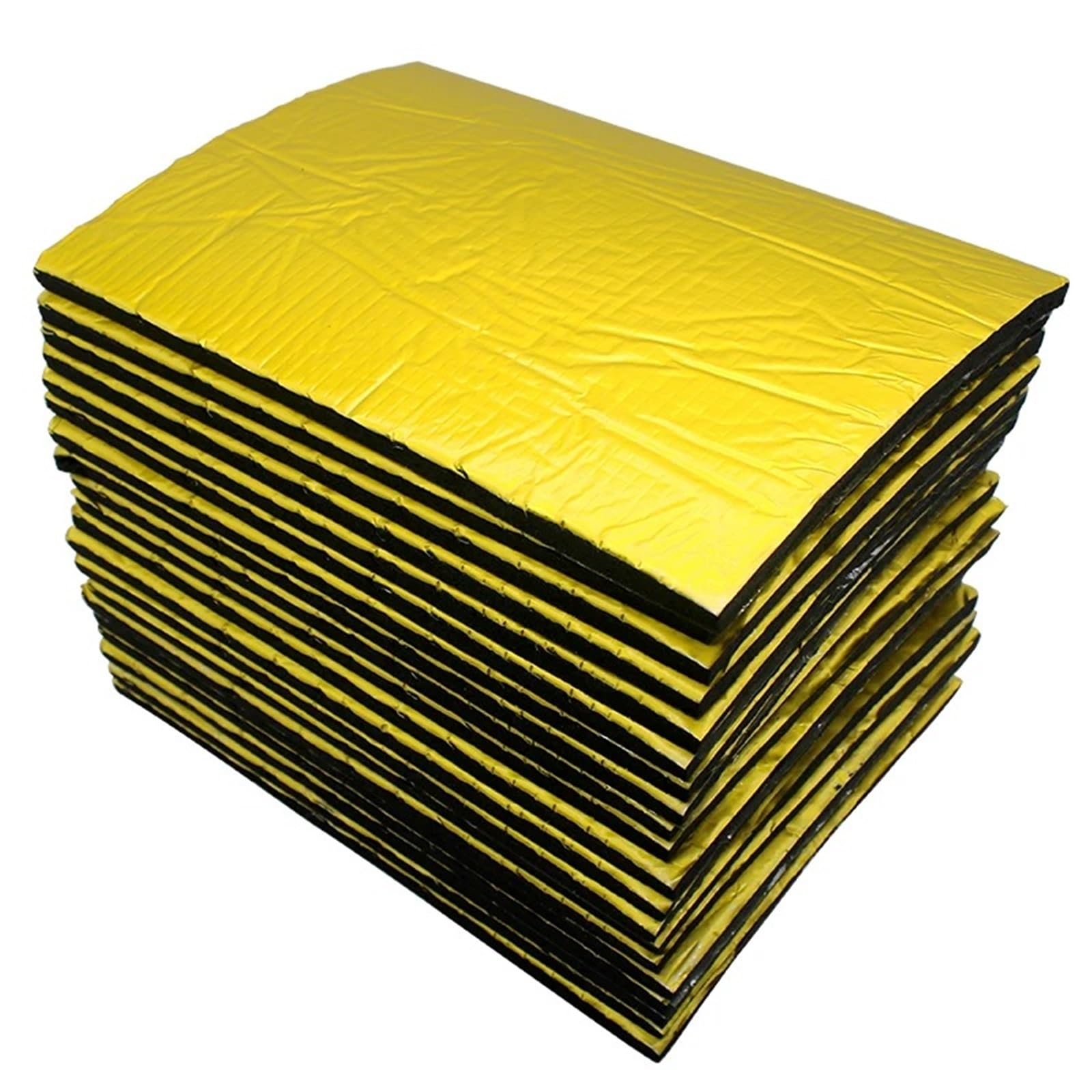 Dämmmatte 10 Stücke 25 cm * 18 cm Auto Haube Isolierung Dicke 5mm Sound Isolierung Matten Für Autos LKW Schallschutz Wärme Isolierung Isolierung(10pcs Yellow) von LKRGBXA