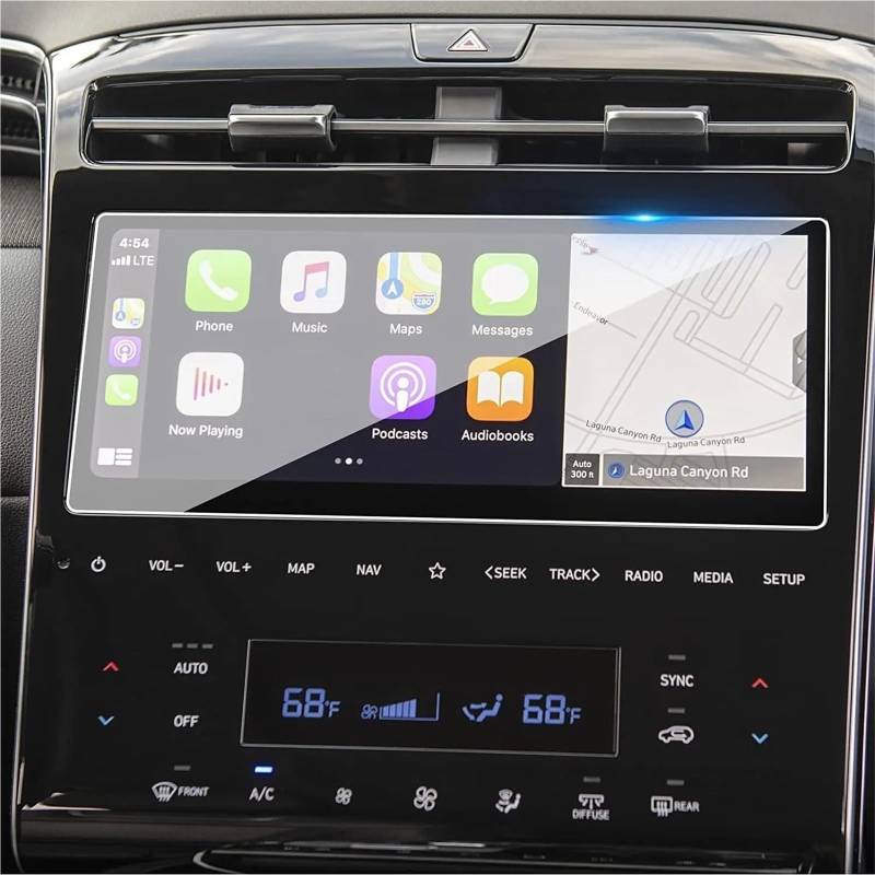 GPS-Displayschutz Für Hyundai Für Tucson 2022 2023 10,25 Zoll Auto Radio GPS Navigation Innen Zubehör Gehärtetem Glas Screen Protector Film Navigationsschutzfolie von LKRGBXA
