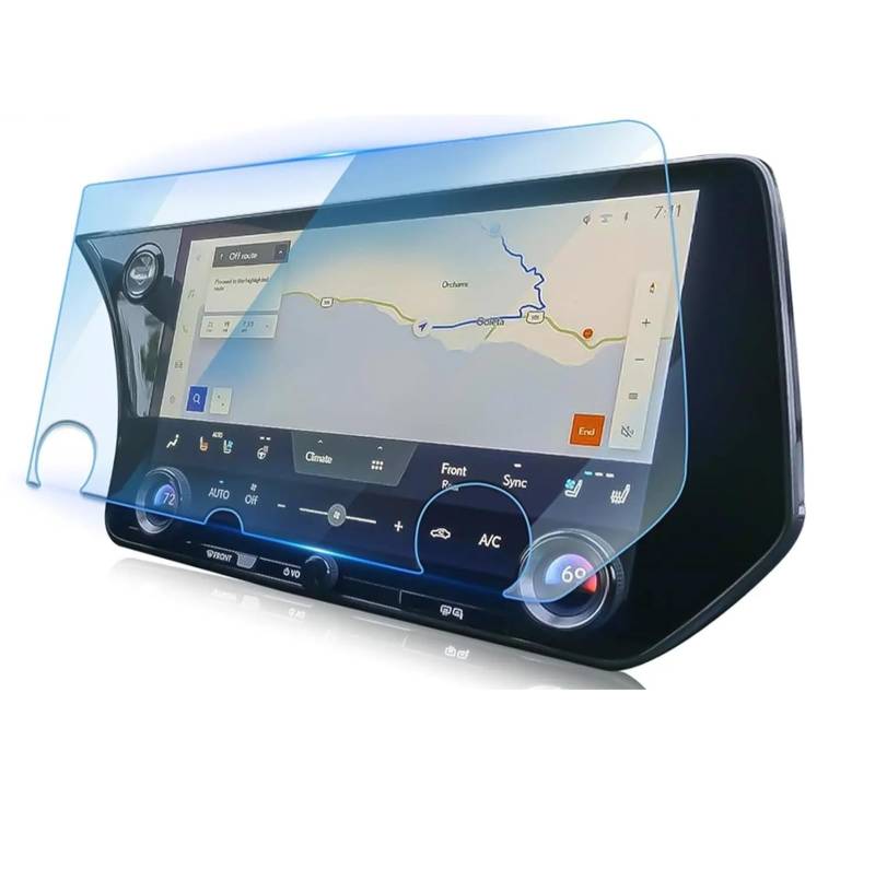 GPS-Displayschutz Für Lexus Für RX350/RX350h/RX500h 2023 2024 14 Zoll LCD Touch Screen Navigation GPS Schutz Zubehör Gehärtetem Glas Film Navigationsschutzfolie von LKRGBXA