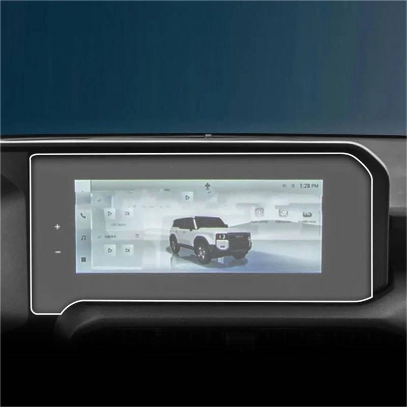 GPS-Displayschutz Für Toyota Für Land Für Cruiser 250 2024 12,3 Zoll Auto Infotainment GPS Navigation Anti-Scratch Gehärtetem Glas Screen Protector Film Navigationsschutzfolie von LKRGBXA