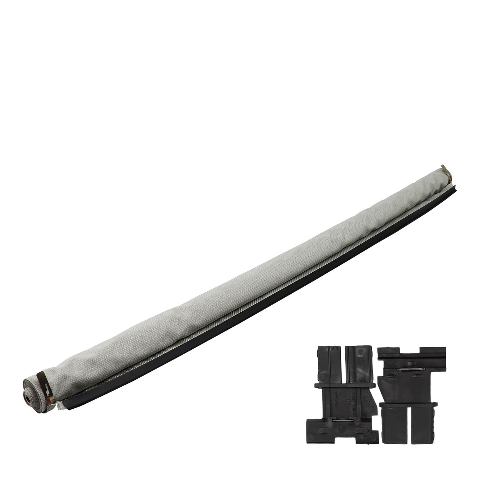 Sonnenblende 1K9877307B Auto Schiebedach Sonnenschirm Vorhang Abdeckung Roller Montage Clip Für Yeti Für Superb Für Sitz Für Leon Für Alhambra Autofenster(Grey) von LKRGBXA