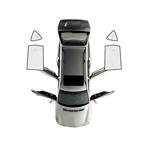 Sonnenblende Auto-Seitenfenster-Sonnenschutz Für Benz Für A-Klasse W169 2005-2009 2010 2011 2012, Auto-Windschutzscheiben-Anti-UV-Sonnenschutz-Schatten-Visier Autofenster(Rear Windows) von LKRGBXA