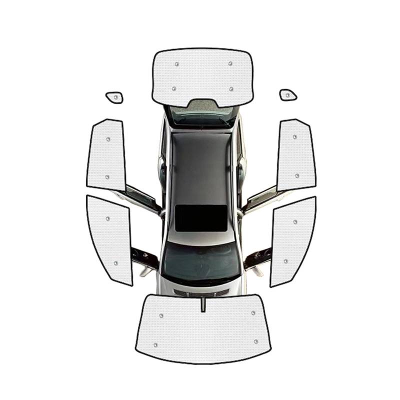 Sonnenblende Auto-Seitenfenster-Sonnenschutz Für Kia Für Optima K5 JF 2016 2017 2018 2019 2020 Windschutzscheibe Anti-Uv-Sonnenschutz Schatten Visier Sonnenschirm Autofenster(All Sunshades) von LKRGBXA