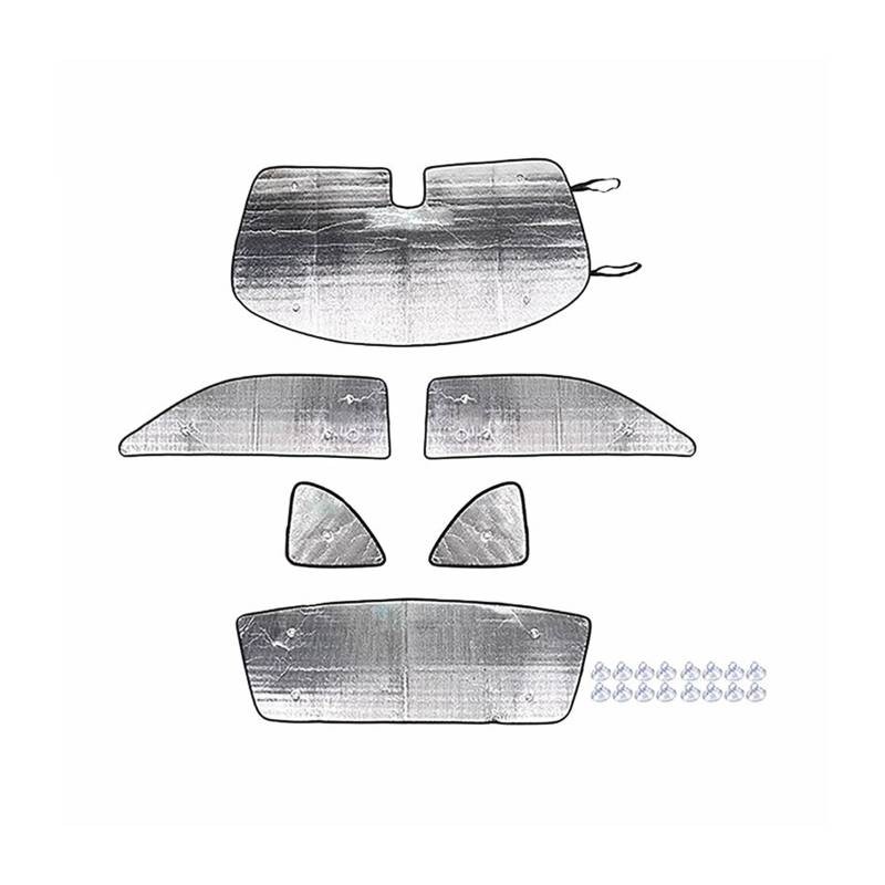 Sonnenblende Auto Vorne Heckscheibe Fenster Sonnenschutz Abdeckung Anti UV Sonnenschutz Innen Zubehör Für Dodge Für Challenger 2009-2022 Autofenster von LKRGBXA