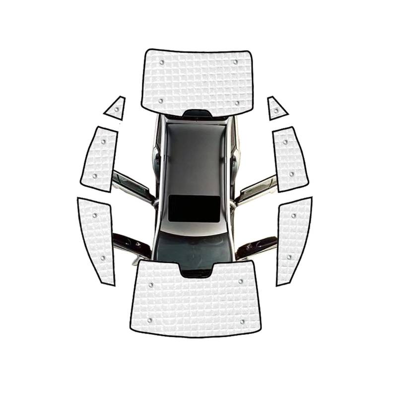 Sonnenblende Für Hyundai Für Elantra 2016 2017 2018 2019 AD Vollständige Abdeckung Sonnenschirme Windschutzscheibe Windows Sonnenschutz Visier Autofenster(All Sunshades) von LKRGBXA