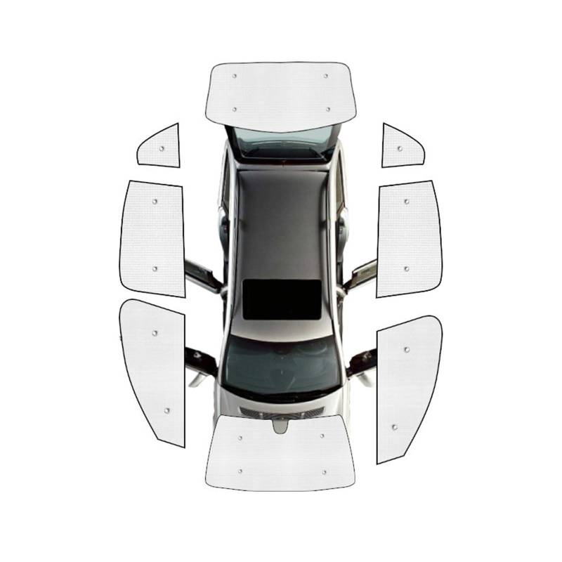 Sonnenblende Für Toyota Für Kluger Für Highlander XU40 2008 2009 2010 2011 2012 2013 Auto Windschutzscheibe Sonnenschirme Sonnenschutz Fenster Visier Autofenster(All Sunshades) von LKRGBXA