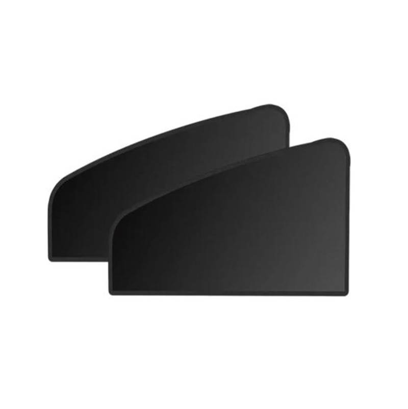 Sonnenblende Magnetisch Auto-Sonnenschutzabdeckung Sommerlicher UV-Schutz Seitlicher Heckscheibenvorhang Schwarzer Netz-Sonnenschutz Autofenster(2pcs Co-Driver) von LKRGBXA