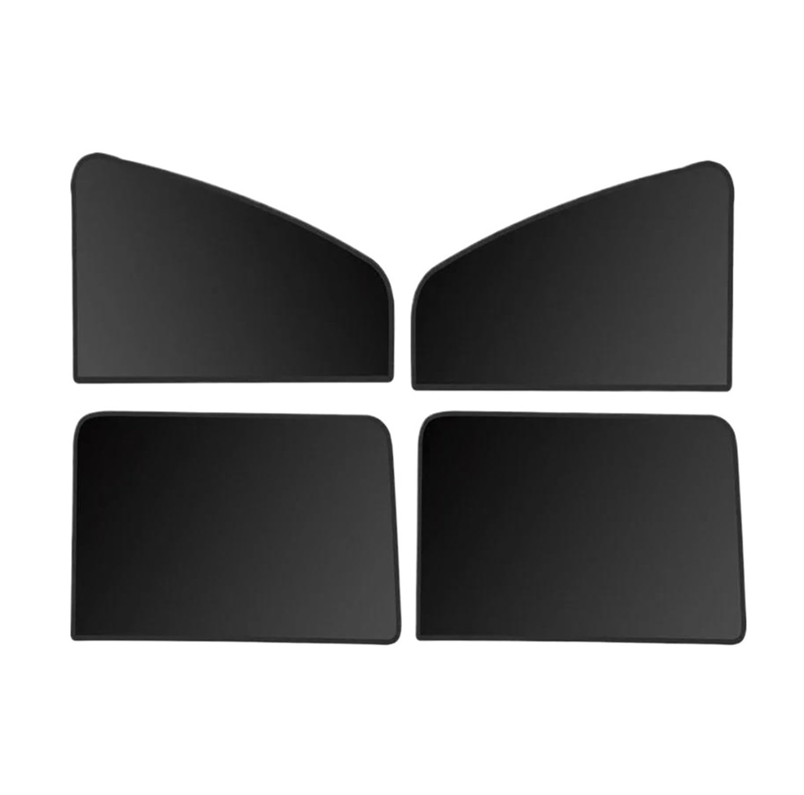 Sonnenblende Magnetisch Auto-Sonnenschutzabdeckung Sommerlicher UV-Schutz Seitlicher Heckscheibenvorhang Schwarzer Netz-Sonnenschutz Autofenster(4pcs-Mix) von LKRGBXA