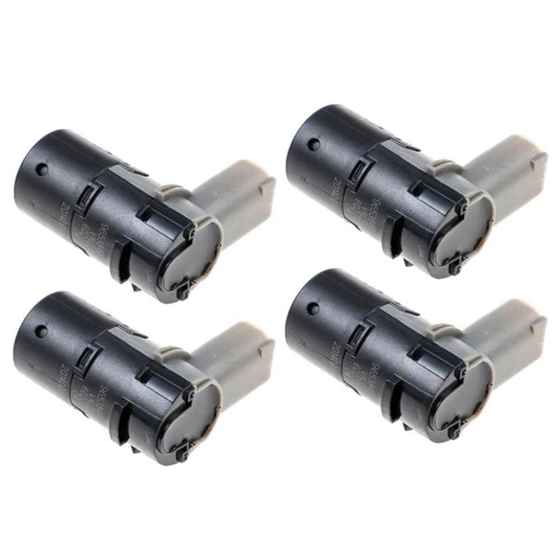 Vorne Hinten Parksensor PDC Einparkhilfe Sensor Für Citroen Für C4 Für C5 Für Peugeot 207 CC 307 807 9653849080 Auto Auto Zubehör Auto Parken Sensor(4 Pieces) von LKRGBXA