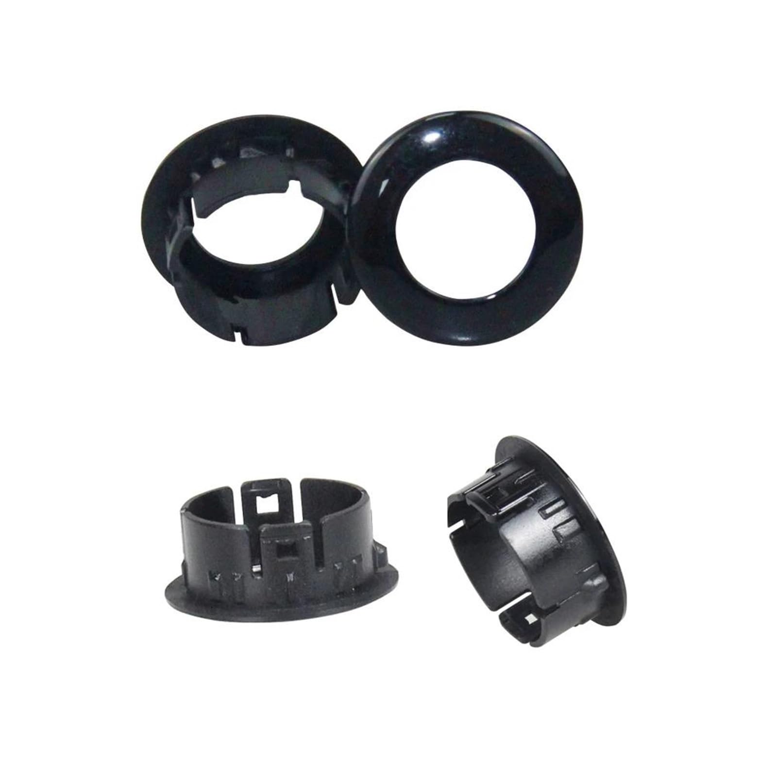 Vorne Hinten Parksensor PZD61-00016 PDC Parkplatz Sensor Retainer Halterung Für Accord CM4 CM5 Für CRV Parktronic Halterung Auto Parken Sensor(4 Pieces ZB014S3 Black) von LKRGBXA